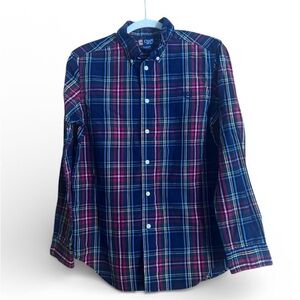 Chaps Multicolor Plaid Button-Down Shirt